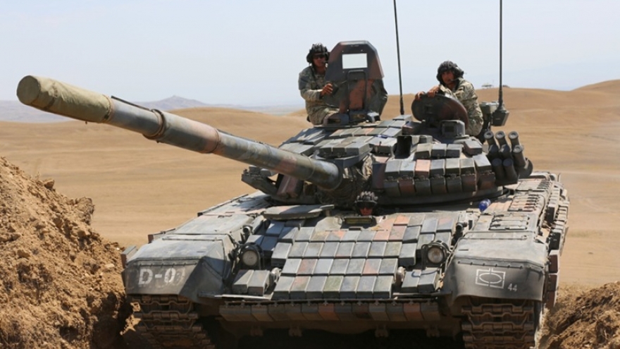 Ấn Độ triển khai xe tăng T-72 trong chiến dịch tấn công Pakistan